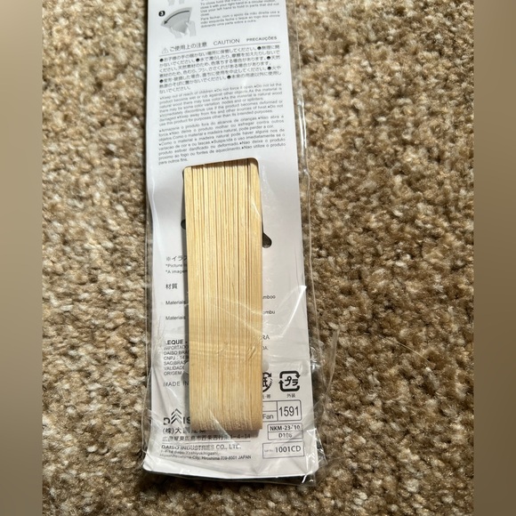 Daiso Japan Sakura Cherry Blossom Paper Folding Hand Fan Traditional Japanese - Picture 6 of 6